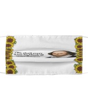We Shall Every One Be Mask'd 3D Mask Cloth face mask front