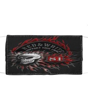 Red Red White white forever forever Cloth face mask thumbnail