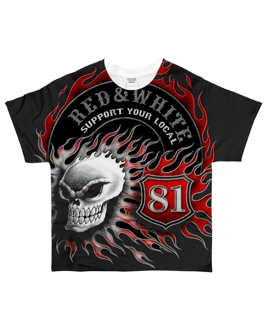 Red Red White white forever forever All-over T-Shirt