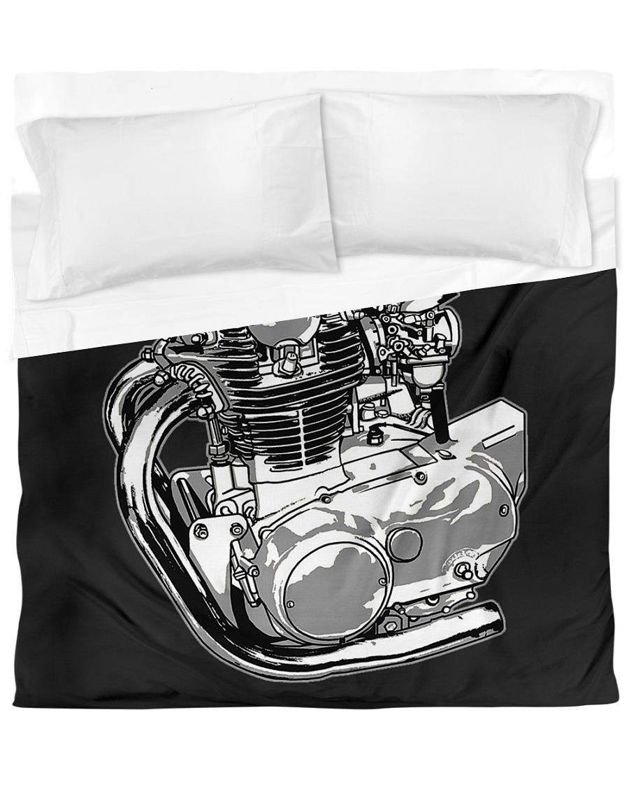 xs650 lovers Duvet Cover - King