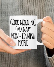 GOOD MORNING ORDINARY NON - FINNISH PEOPLE Mug ceramic-mug-lifestyle-70