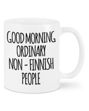 GOOD MORNING ORDINARY NON - FINNISH PEOPLE Mug front