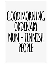GOOD MORNING ORDINARY NON - FINNISH PEOPLE Vertical Poster tile