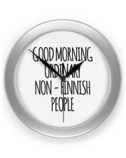 GOOD MORNING ORDINARY NON - FINNISH PEOPLE Clock tile