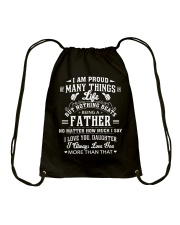 Proud Many Things But Nothing Beats Being A Father Drawstring Bag tile