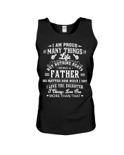 Proud Many Things But Nothing Beats Being A Father Unisex Tank tile