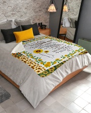 To My Daughter Just Do Your Best Sherpa Fleece Blanket - 50" x 60" aos-sherpa-fleece-blanket-lifestyle-front-02