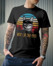 Best Cat Dad Ever Classic T-Shirt lifestyle-mens-crewneck-front-6