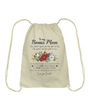 Bonus Mom The bond between us is an eternal one Drawstring Bag tile