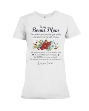 Bonus Mom The bond between us is an eternal one Premium Fit Ladies Tee tile
