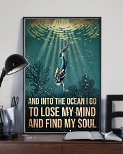 To The Ocean I Go To Lose My Mind Scuba Diving 11x17 Poster lifestyle-poster-2