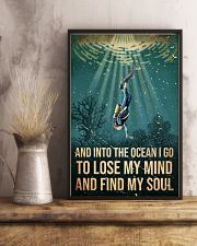 To The Ocean I Go To Lose My Mind Scuba Diving 11x17 Poster lifestyle-poster-3