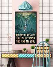 To The Ocean I Go To Lose My Mind Scuba Diving 11x17 Poster lifestyle-poster-6