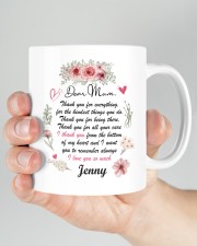 Personalized Thank You For Everything To Mom Mug ceramic-mug-lifestyle-26
