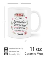 Personalized Thank You For Everything To Mom Mug ceramic-mug-lifestyle-62