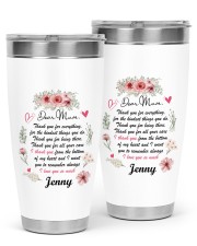 Personalized Thank You For Everything To Mom 30oz Tumbler tile
