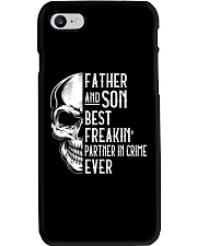 Skull Father Son Best Freaking Partner In Crime Phone Case tile