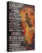 Today Is A Good Day Have Great Day Baseball 16x24 Gallery Wrapped Canvas Prints front