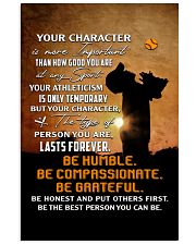 Your Character Is More Important Baseball Vertical Poster tile