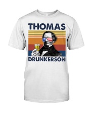 Thomas Drunkerson Independence Day Classic T-Shirt front
