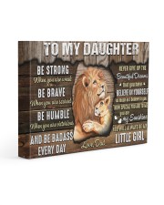 Be Strong When U Are Weak Dad To Daughter 14x11 Gallery Wrapped Canvas Prints front