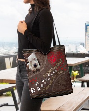 Dogo-Argentino-dog-the-road-to-my-heart All-over Tote aos-all-over-tote-lifestyle-front-04