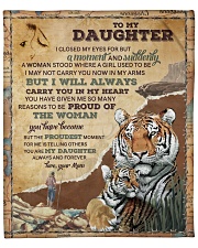 I Closed My Eyes For But A Moment Mom To Daughter Fleece Blanket - 50" x 60" front