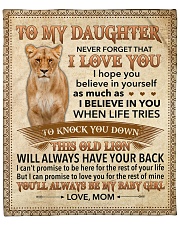 Never Forget That I Love You Lion Mom To Daughter Fleece Blanket - 50" x 60" front