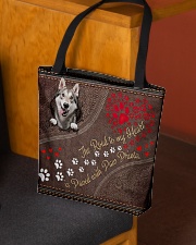 Husky-dog-the-road-to-my-heart All-over Tote aos-all-over-tote-lifestyle-front-02