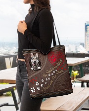 Husky-dog-the-road-to-my-heart All-over Tote aos-all-over-tote-lifestyle-front-04