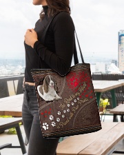 English-Springer-Spaniel-dog-the-road-to-my-heart All-over Tote aos-all-over-tote-lifestyle-front-04