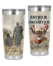 Personalized Father Daughter Hunting Buddies 20oz Tumbler front