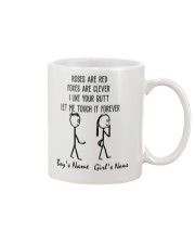 Personalized Name Let me touch it Mug front
