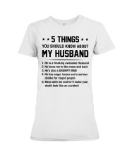 5 Things You Should Know About My Huband Premium Fit Ladies Tee tile