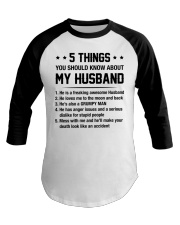 5 Things You Should Know About My Huband Baseball Tee tile