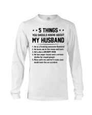 5 Things You Should Know About My Huband Long Sleeve Tee tile