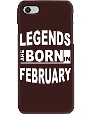 Legends are born in February Phone Case tile