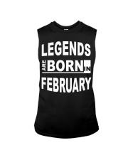 Legends are born in February Sleeveless Tee tile
