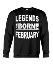 Legends are born in February Crewneck Sweatshirt tile