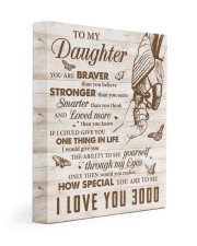Daughter How Special You Are To Me I Love You 3000 11x14 Gallery Wrapped Canvas Prints front