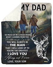 So Much Of Me Is Made From What I Learned - To Dad Sherpa Fleece Blanket tile