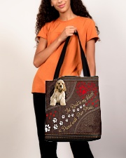 American-Cocker-Spaniel-dog-the-road-to-my-heart All-over Tote aos-all-over-tote-lifestyle-front-06