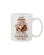 Personalized Name Love U In The Morning To Husband Mug front