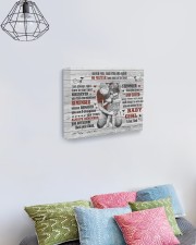 Never Feel That You Are Alone Dad To Daughter 14x11 Gallery Wrapped Canvas Prints aos-canvas-pgw-14x11-lifestyle-front-02