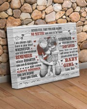 Never Feel That You Are Alone Dad To Daughter 14x11 Gallery Wrapped Canvas Prints aos-canvas-pgw-14x11-lifestyle-front-18