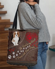 Cavalier-King-Charles-Spaniel-dog-road-to-heart All-over Tote aos-all-over-tote-lifestyle-front-09