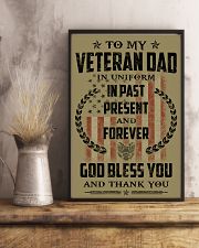 Veteran Dad God Blessed You And Thank You 11x17 Poster lifestyle-poster-3