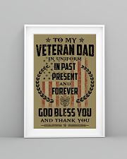 Veteran Dad God Blessed You And Thank You 11x17 Poster lifestyle-poster-5