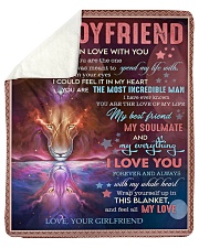 I Fell In Love With U Girlfriend To Boyfriend Sherpa Fleece Blanket tile