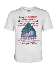 I Wish I Could Turn Back the Clock Wife To Husband V-Neck T-Shirt tile
